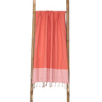 Fouta Xxl Ibiza - Coral Orange - Cotton