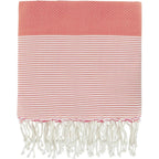 Fouta Xxl Ibiza - Coral Orange - Cotton