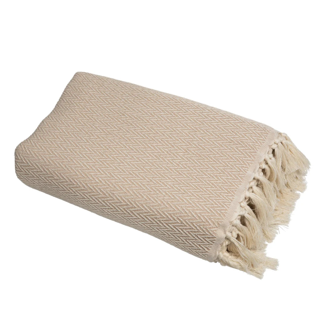 Aspen - Plaid - Laine - Taupe Clair