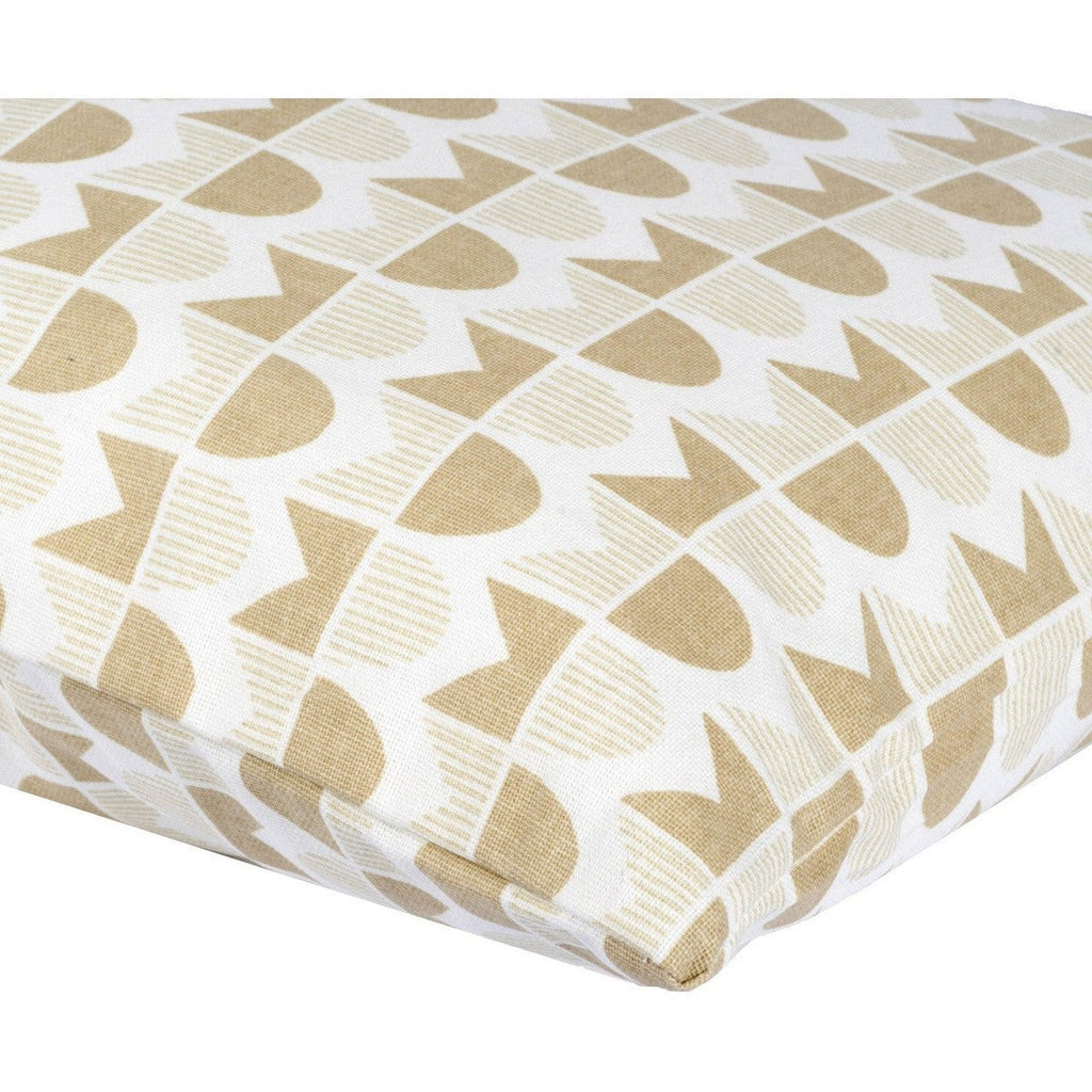 Funda de cojín de algodón para exterior Skandi - Beige