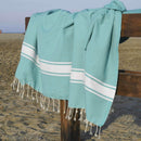 Fouta XXL - Cotton - Turquoise Green - St Tropez