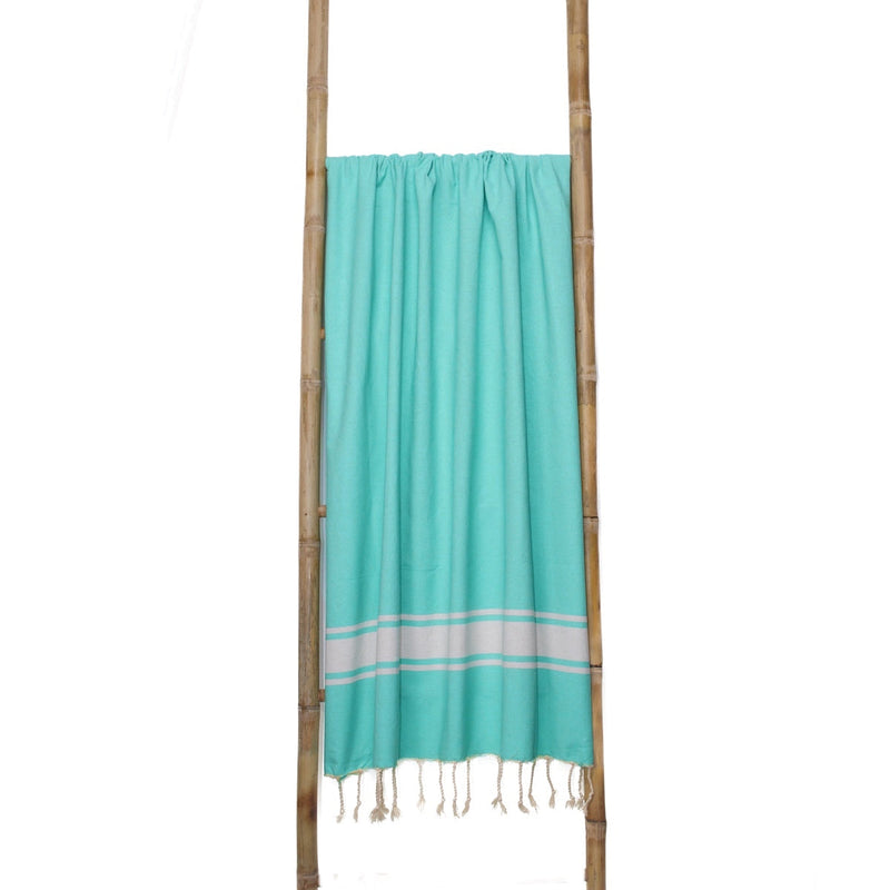 Fouta XXL - Cotton - Turquoise Green - St Tropez