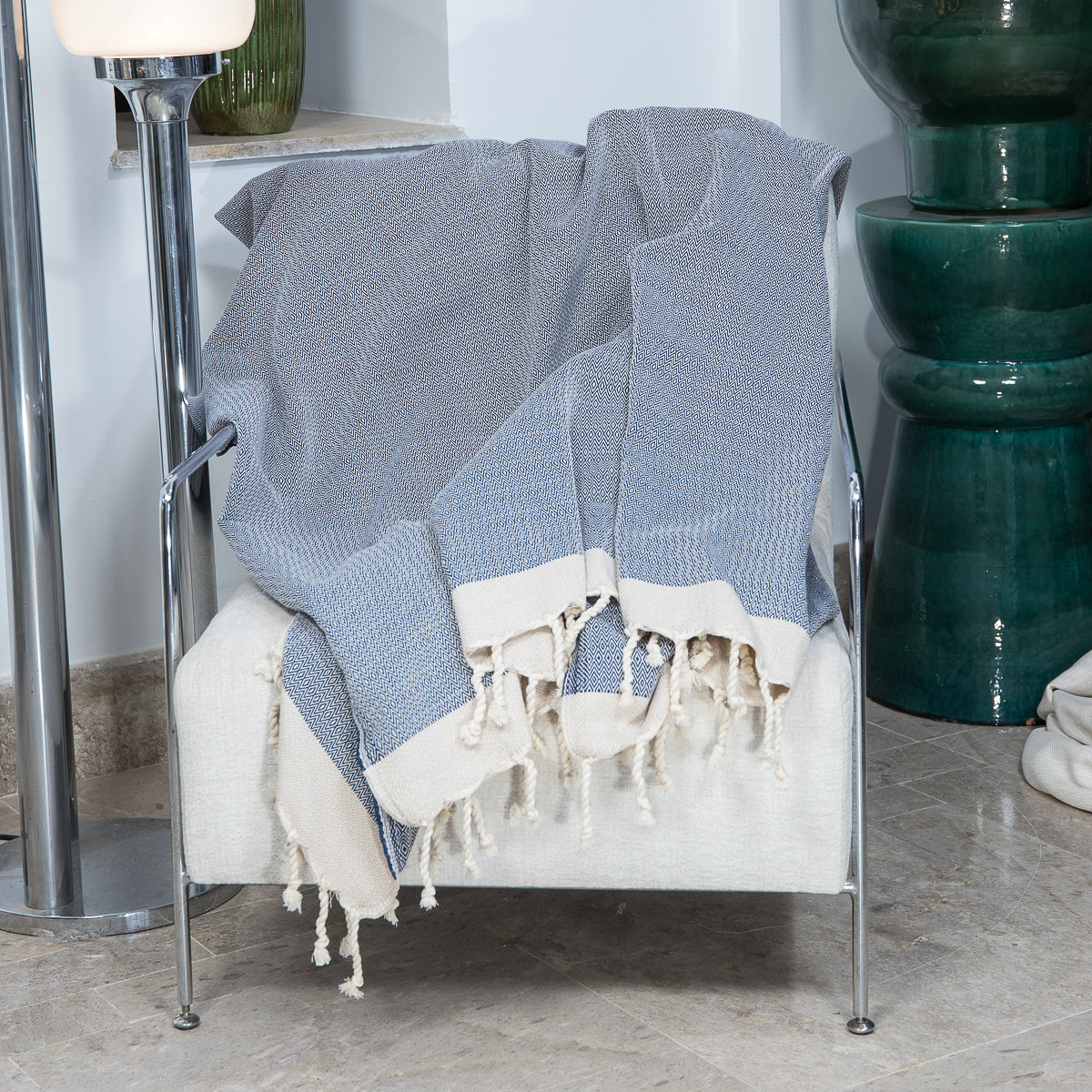 Montana - Plaid - Coton - Bleu
