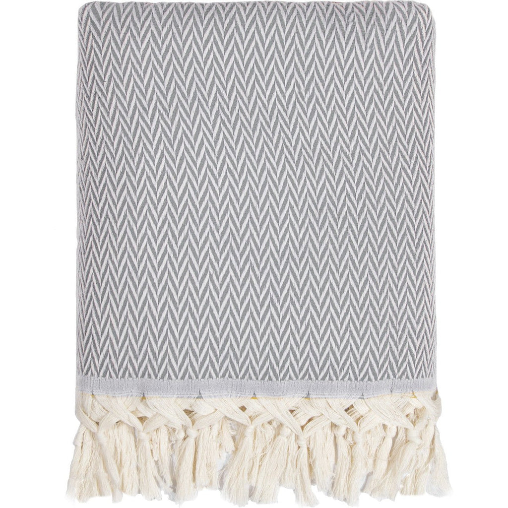 Aspen - Plaid - Laine - Gris Chiné