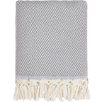 Aspen - Plaid - Laine - Gris Chiné