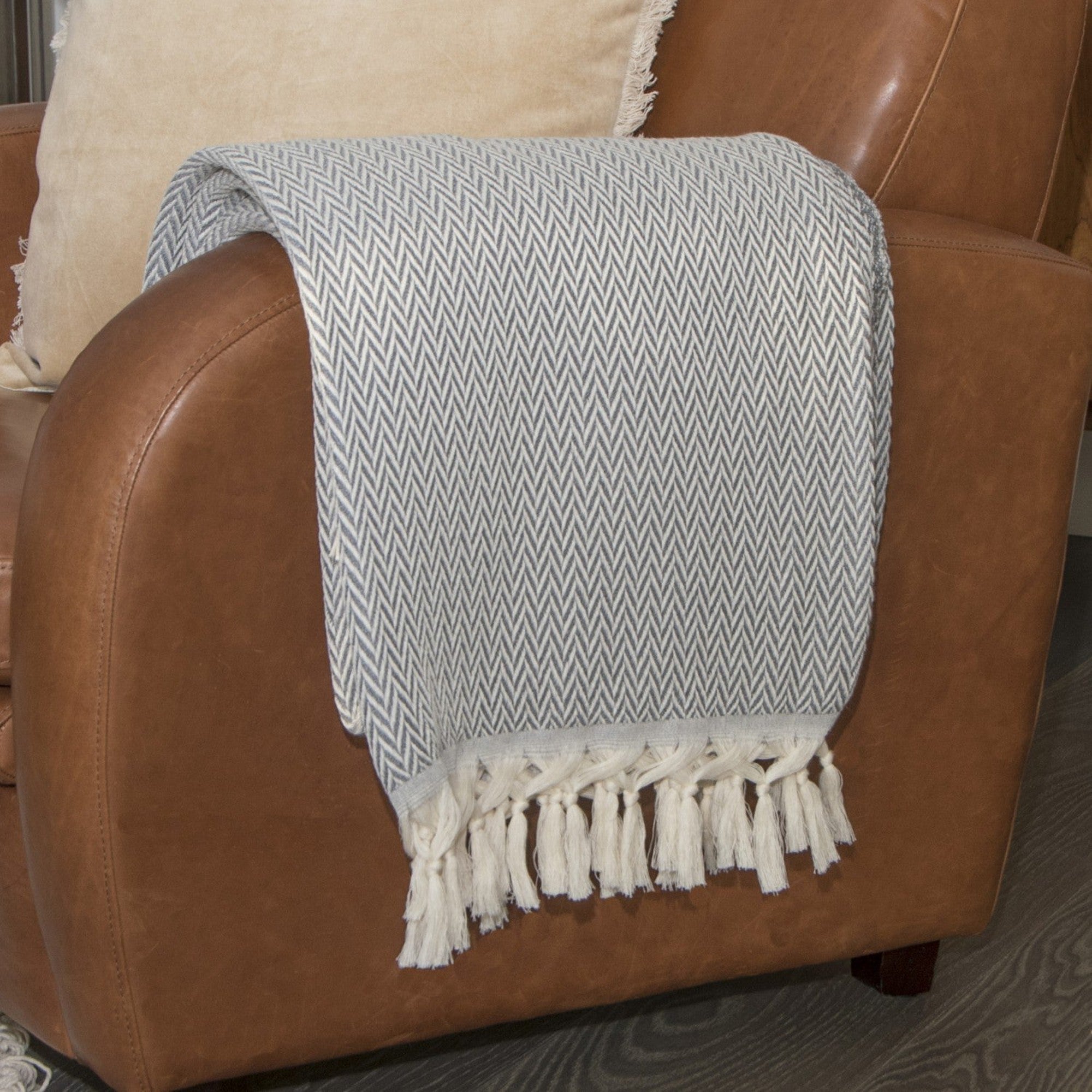 Aspen - Plaid - Laine - Gris Chiné
