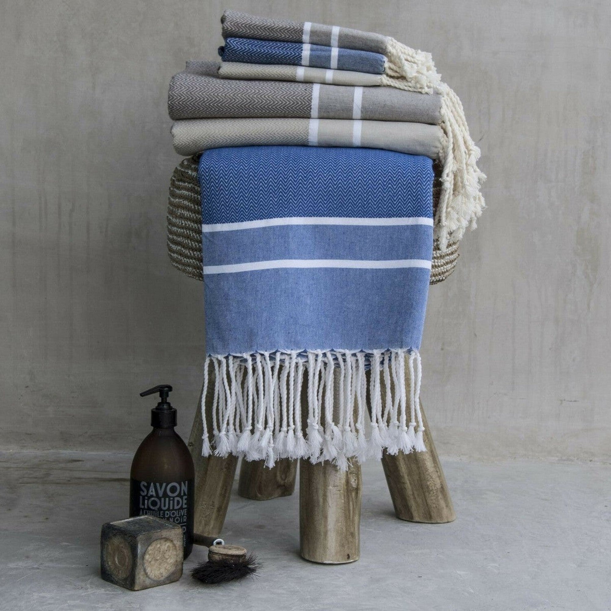 Stockholm Bath Foutas - Light Taupe - Cotton