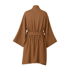 Kimono Bathrobe - Cotton Gauze - Hazelnut - Carla