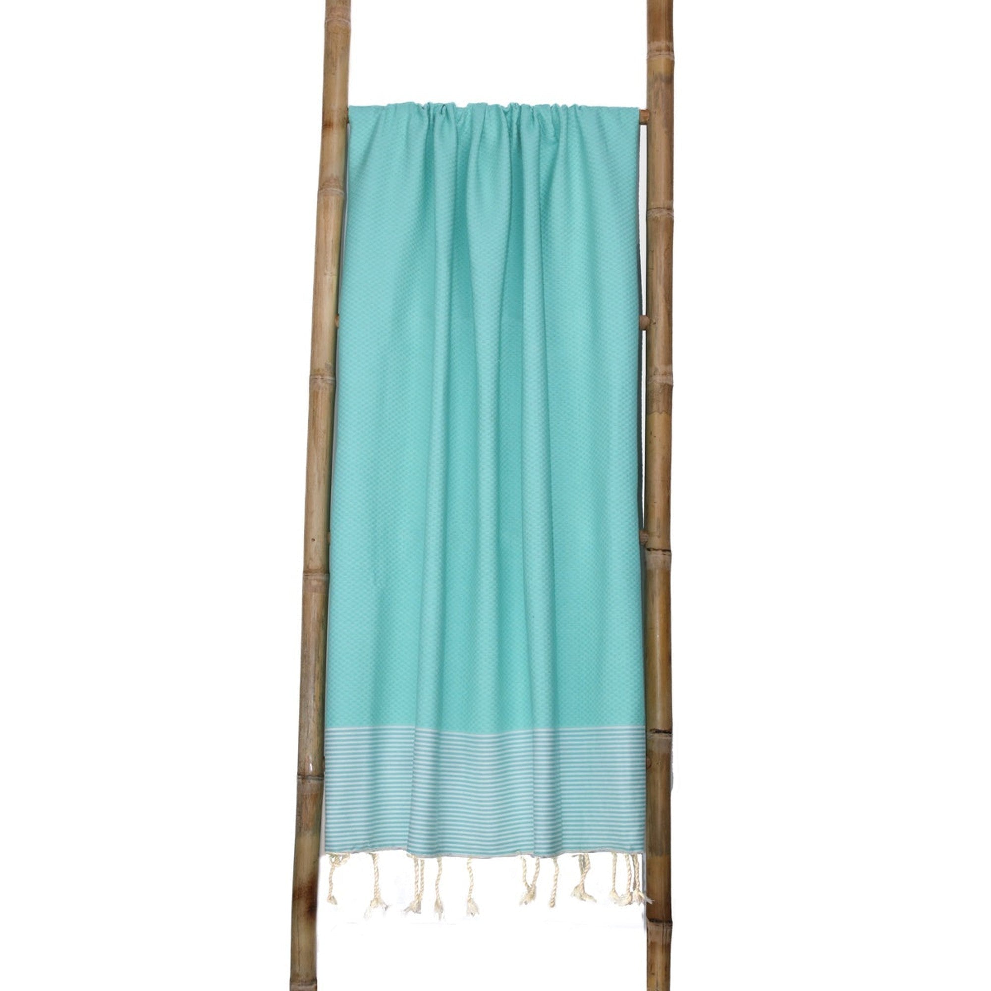 Fouta XXL cotton 200x200 IBIZA turquoise green