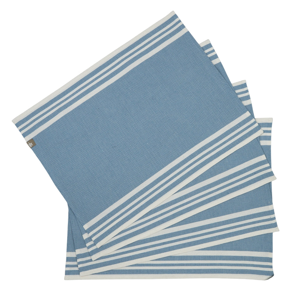 Mantel Individual (X4) Mahdia - Azul Jean - Algodón