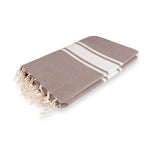 Nappe Coton 150X250 St Tropez Taupe Clair