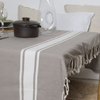 Nappe Coton 150X250 St Tropez Taupe Clair