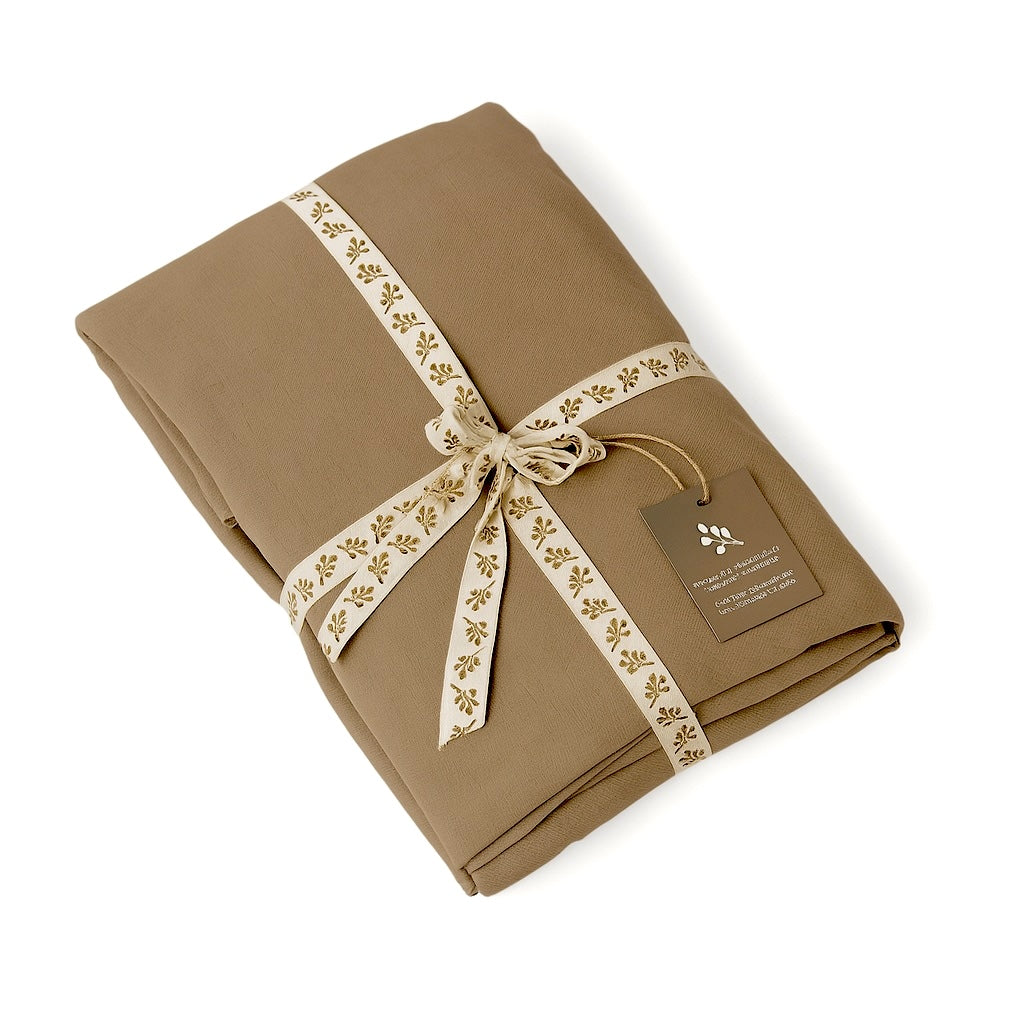 Camille - Bedding Set + Pillowcases - Washed Linen - Hazelnut