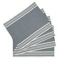 Mantel individual Mahdia (X4) - Gris medio - Algodón