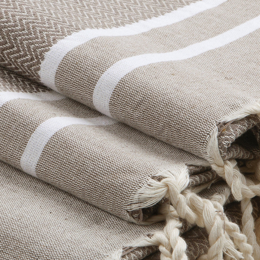 Stockholm Bath Foutas - Taupe - Cotton