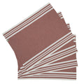 Mantel individual Mahdia (X4) - Tomette Rojo - Algodón
