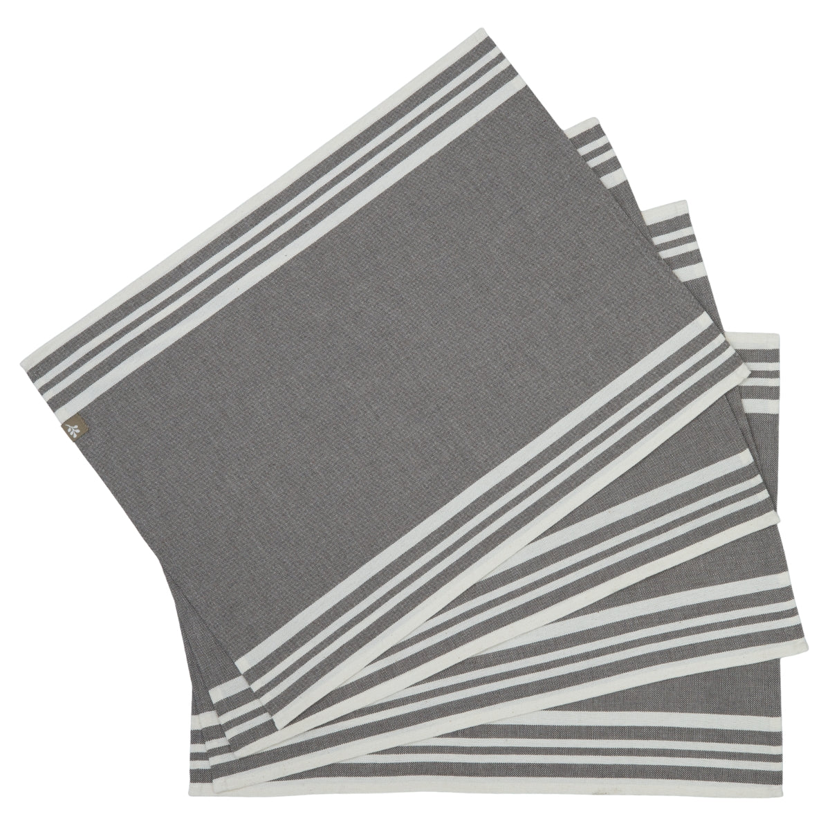 Mantel individual (X4) Mahdia - Taupe - Algodón