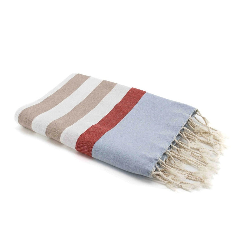 Tricolore Fouta - Cotton - Beige - Arcachon