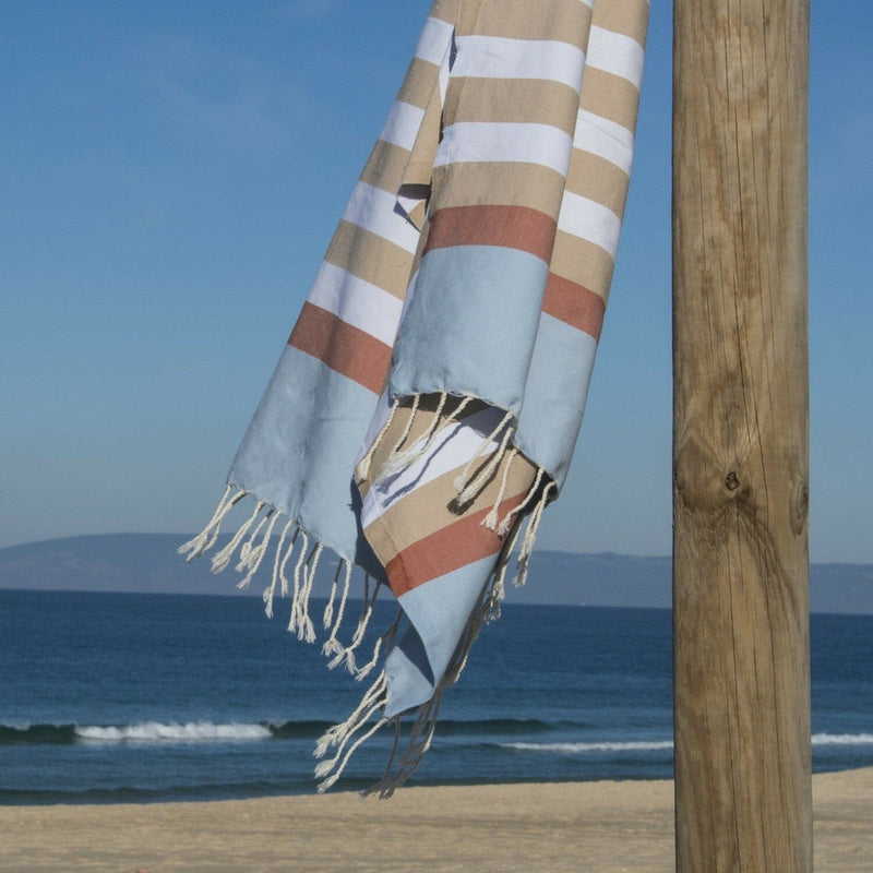 Tricolore Fouta - Cotton - Beige - Arcachon