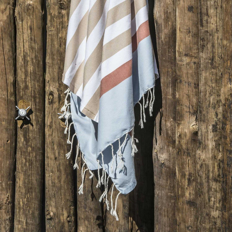 Tricolore Fouta - Cotton - Beige - Arcachon