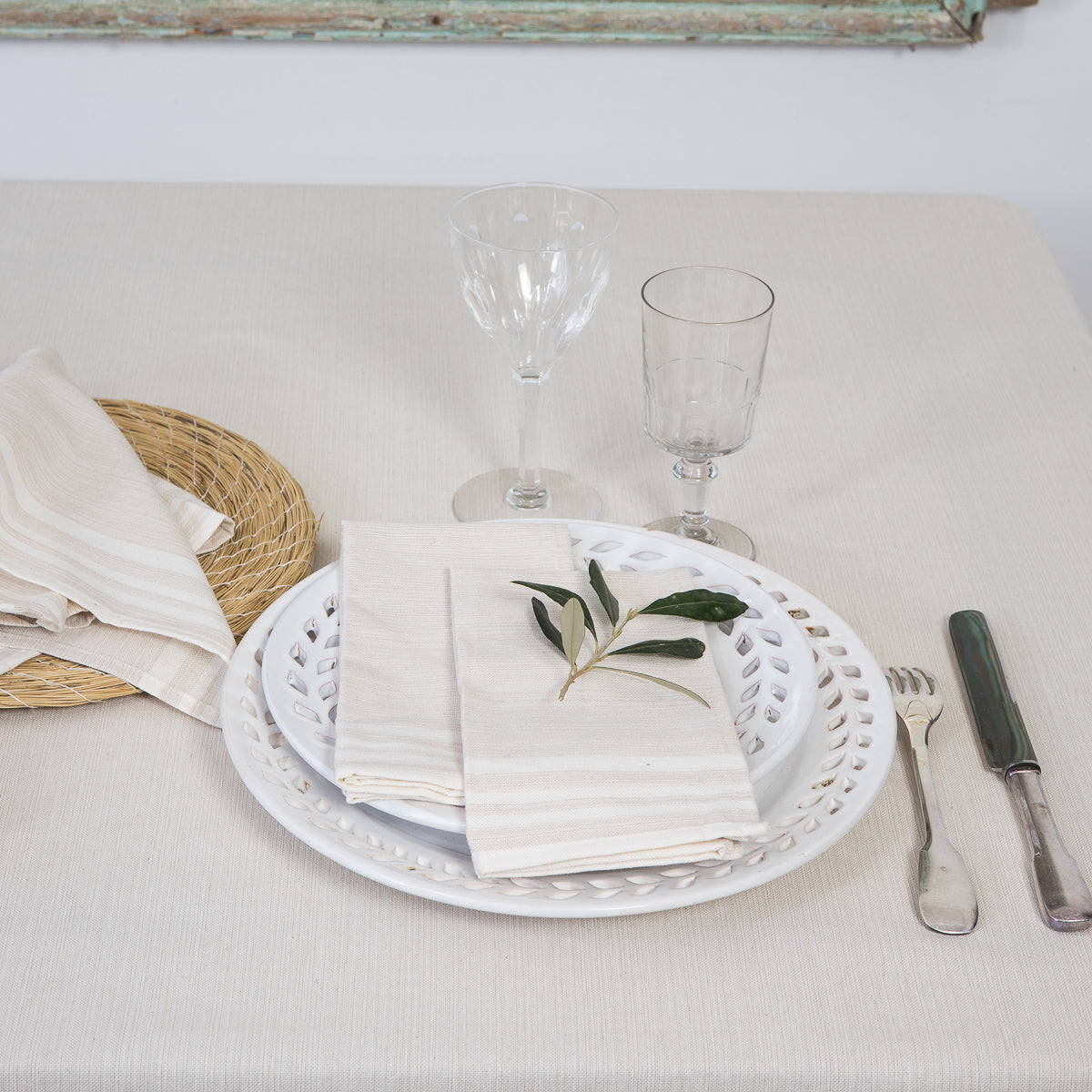 Mahdia - Mantel - Algodón - Lino