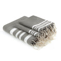 Bath towels (1+2) cotton 100x200+2(40x60) HAMPTONS light taupe / white