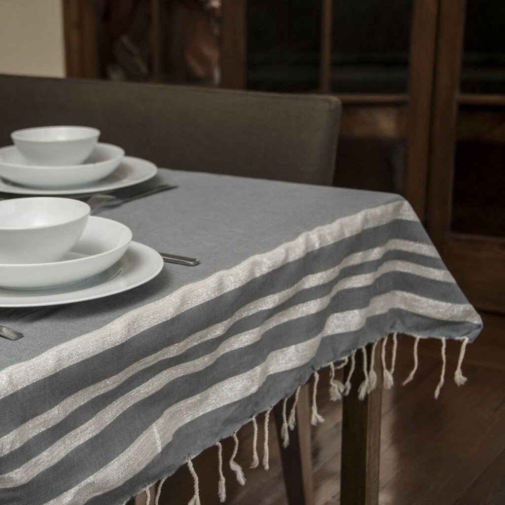 Hamptons - Nappe - Gris Moyen/Argent