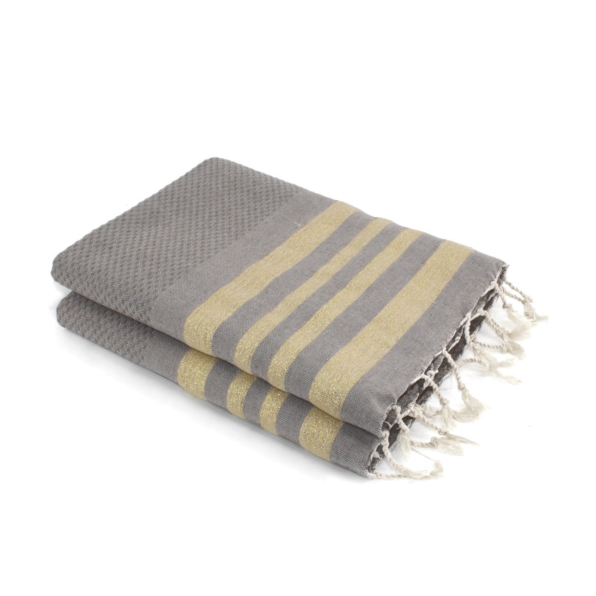 Fouta XXL algodón 200x200 HAMPTONS topo claro
