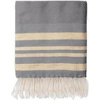 Fouta XXL algodón 200x200 HAMPTONS topo claro