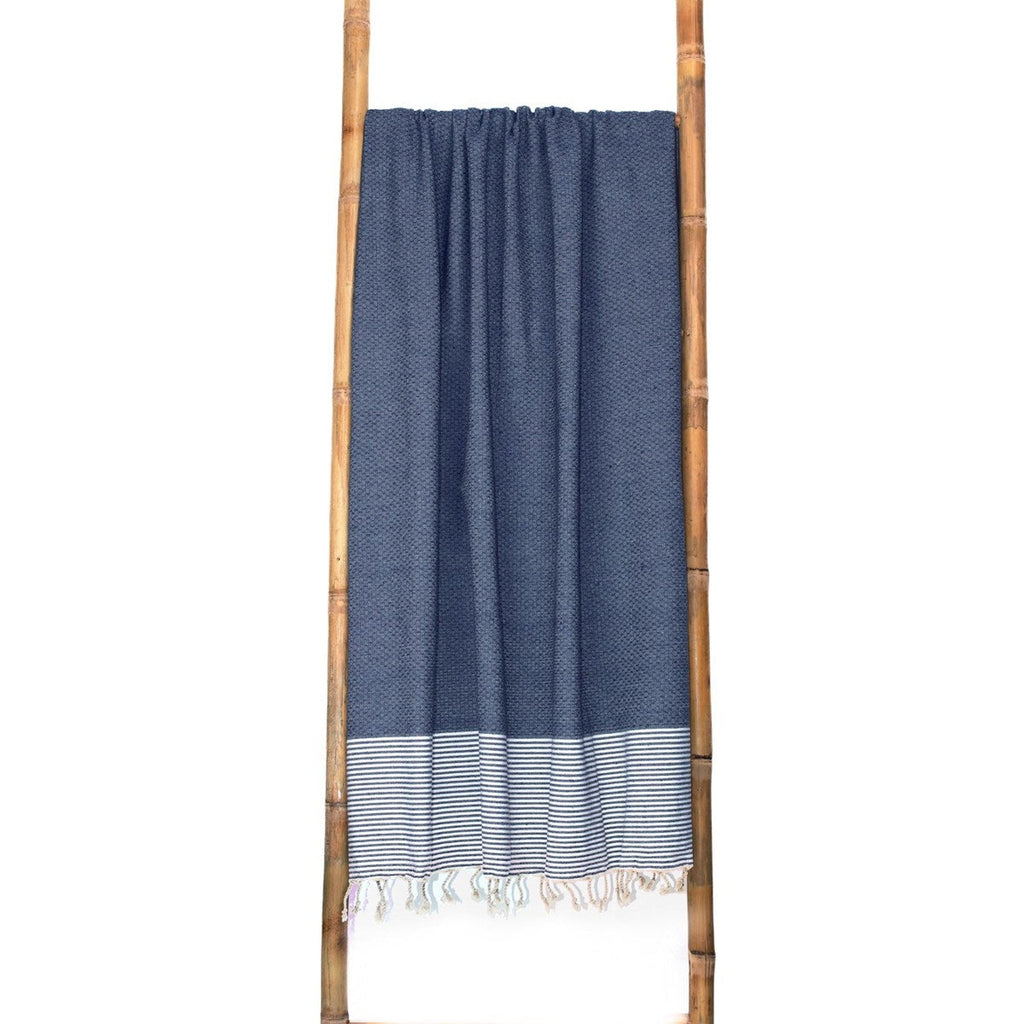 Fouta XXL cotton 200x200 IBIZA denim blue