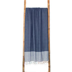 Fouta XXL cotton 200x200 IBIZA denim blue