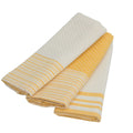 Torchon (X3) Coton 45X70 Mahdia Jaune Moutarde