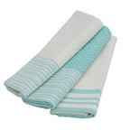 Torchon (X3) Coton 45X70 Mahdia Vert D'Eau