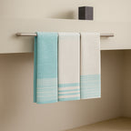 Torchon (X3) Coton 45X70 Mahdia Vert D'Eau