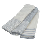 Torchon (X3) Coton 45X70 Mahdia Gris Perle