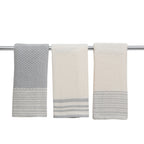 Torchon (X3) Coton 45X70 Mahdia Gris Perle