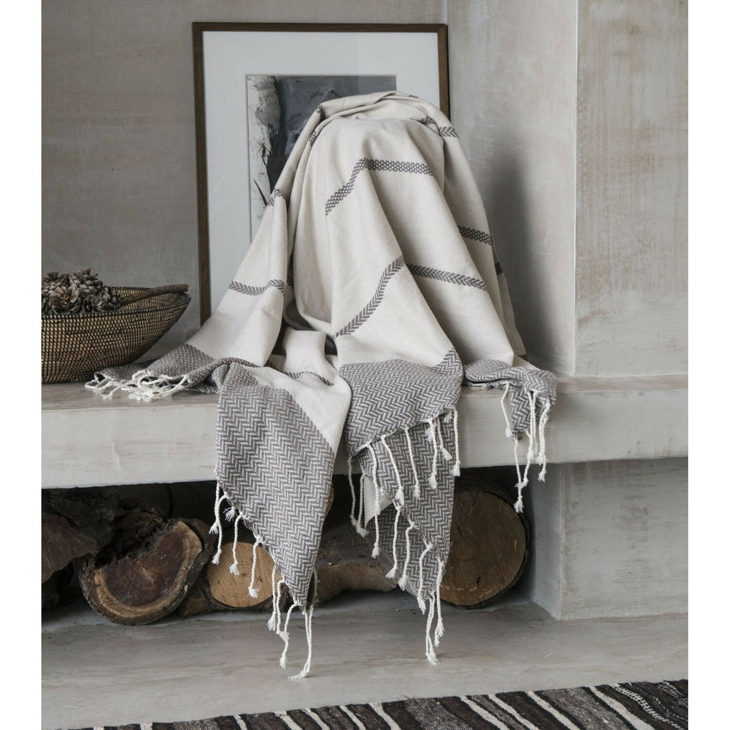 Liv - Plaid - Coton - Taupe