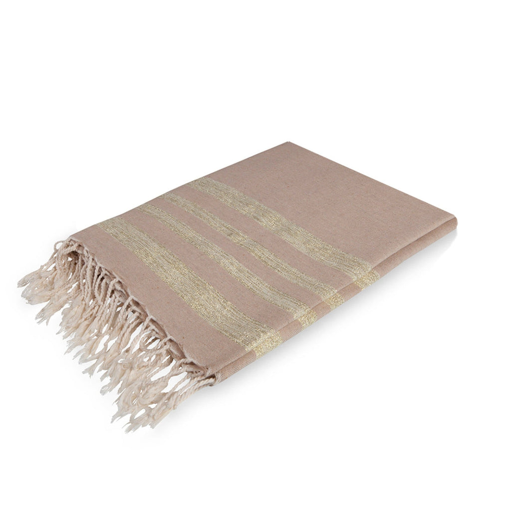 Hamptons - Nappe - Beige/Or