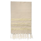 Mantel Hamptons de algodón y lúrex - Beige