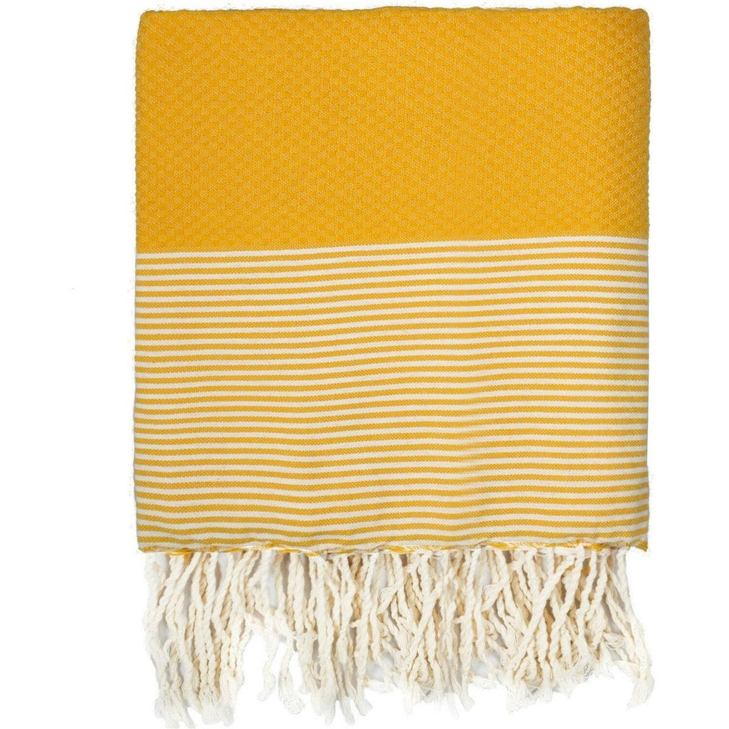 Fouta XXL cotton 200x200 IBIZA saffron yellow
