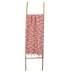 Jacquard Fouta - Cotton - Coral Red - Fish