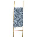 Jacquard Fouta - Cotton - Denim Blue - Leaf