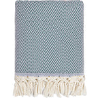 Aspen - Plaid - Laine - Bleu Canard