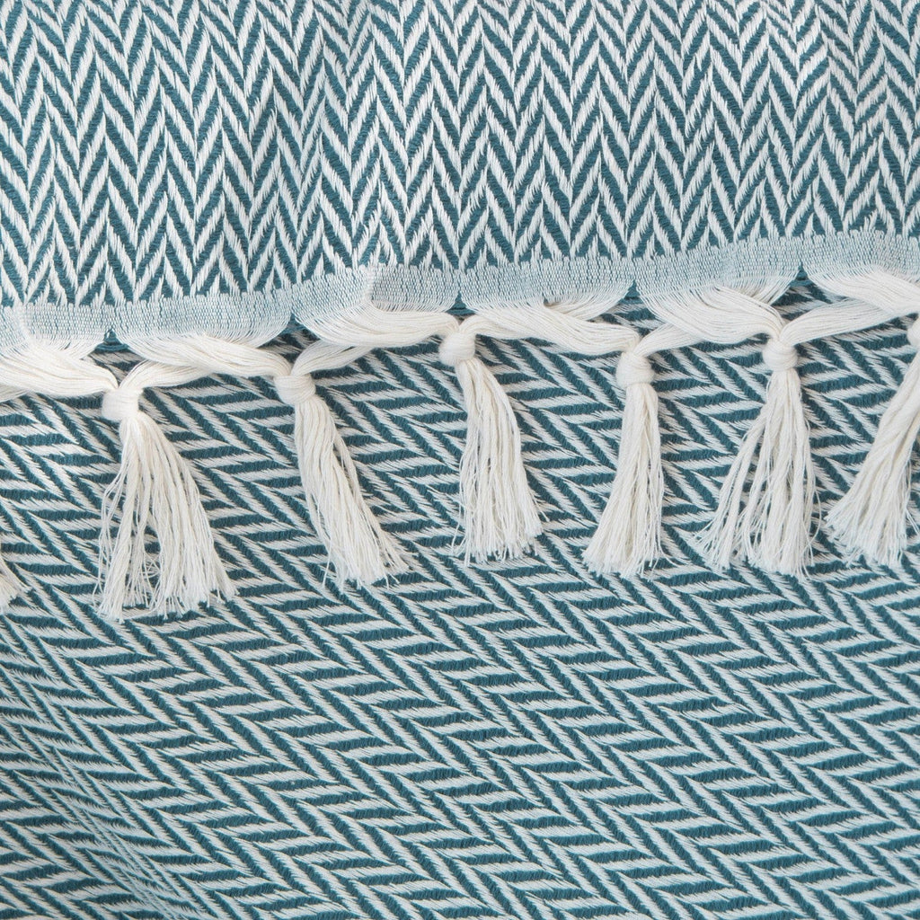 Aspen - Plaid - Laine - Bleu Canard