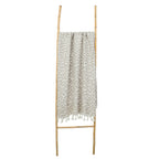 Jacquard Fouta - Cotton - Light Taupe - Leaf