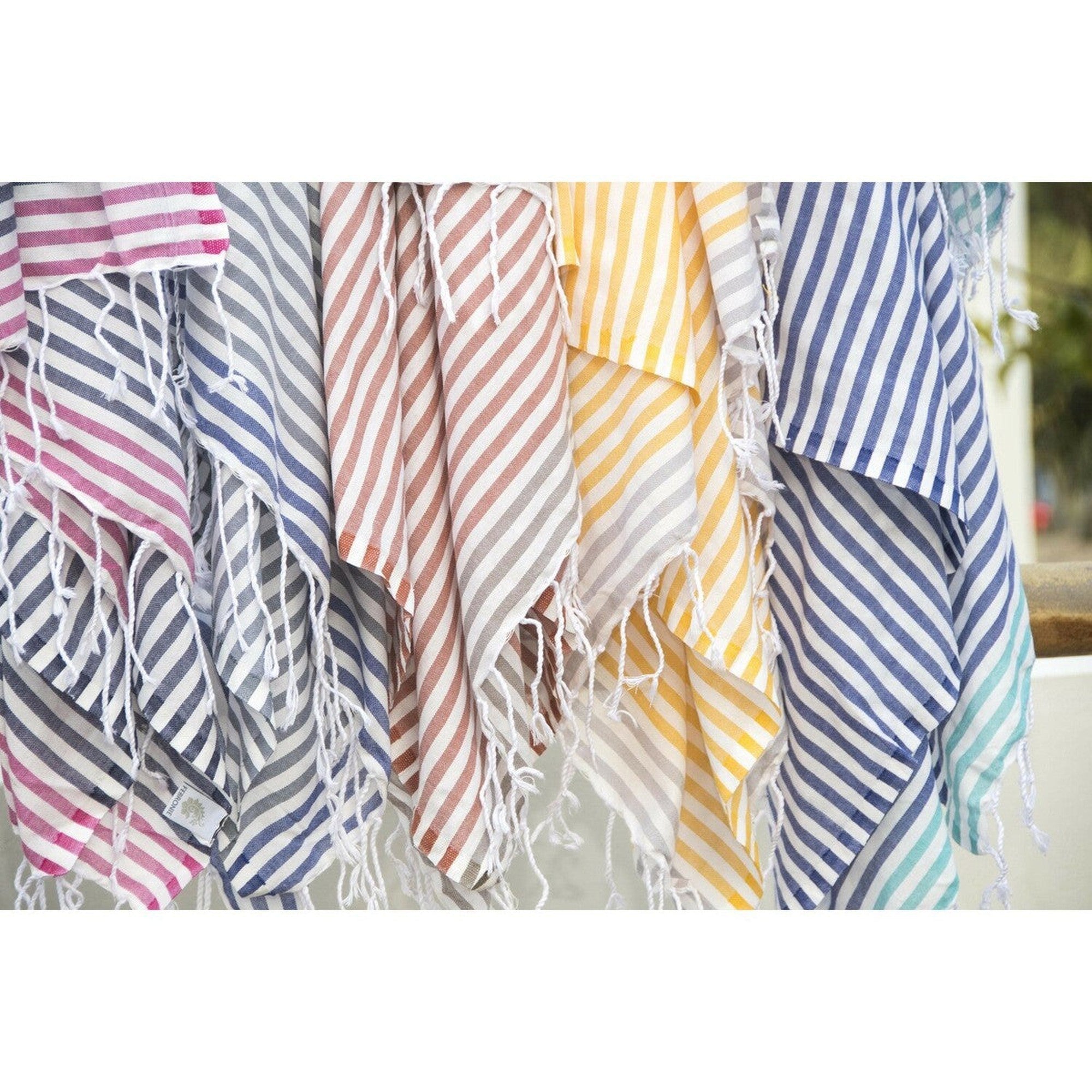 Fouta de algodón Bora Bora - Rojo
