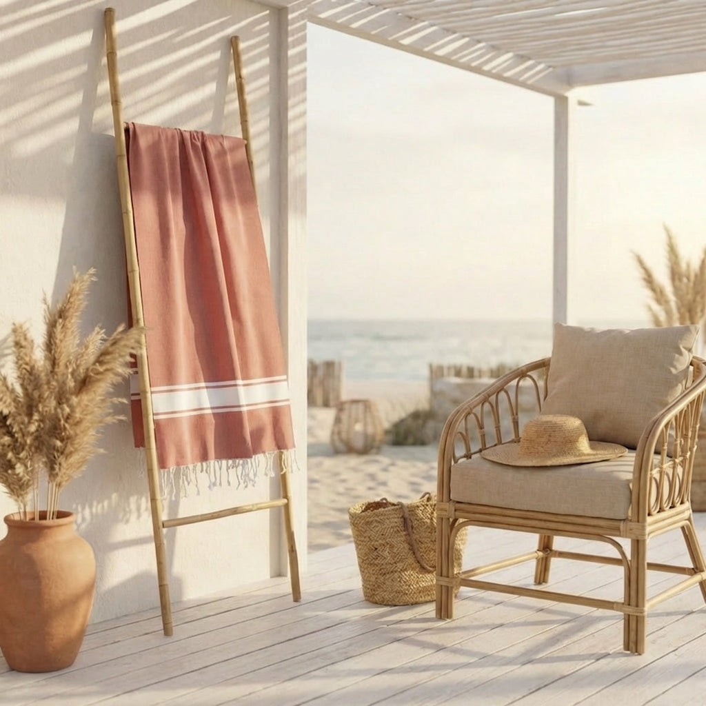 Fouta - Algodón - Rosa Arcilla - St Tropez