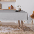 Nappe coton 150x250 ST TROPEZ gris perle