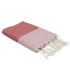 Ibiza - Fouta Nid D'Abeille - Rose Argile