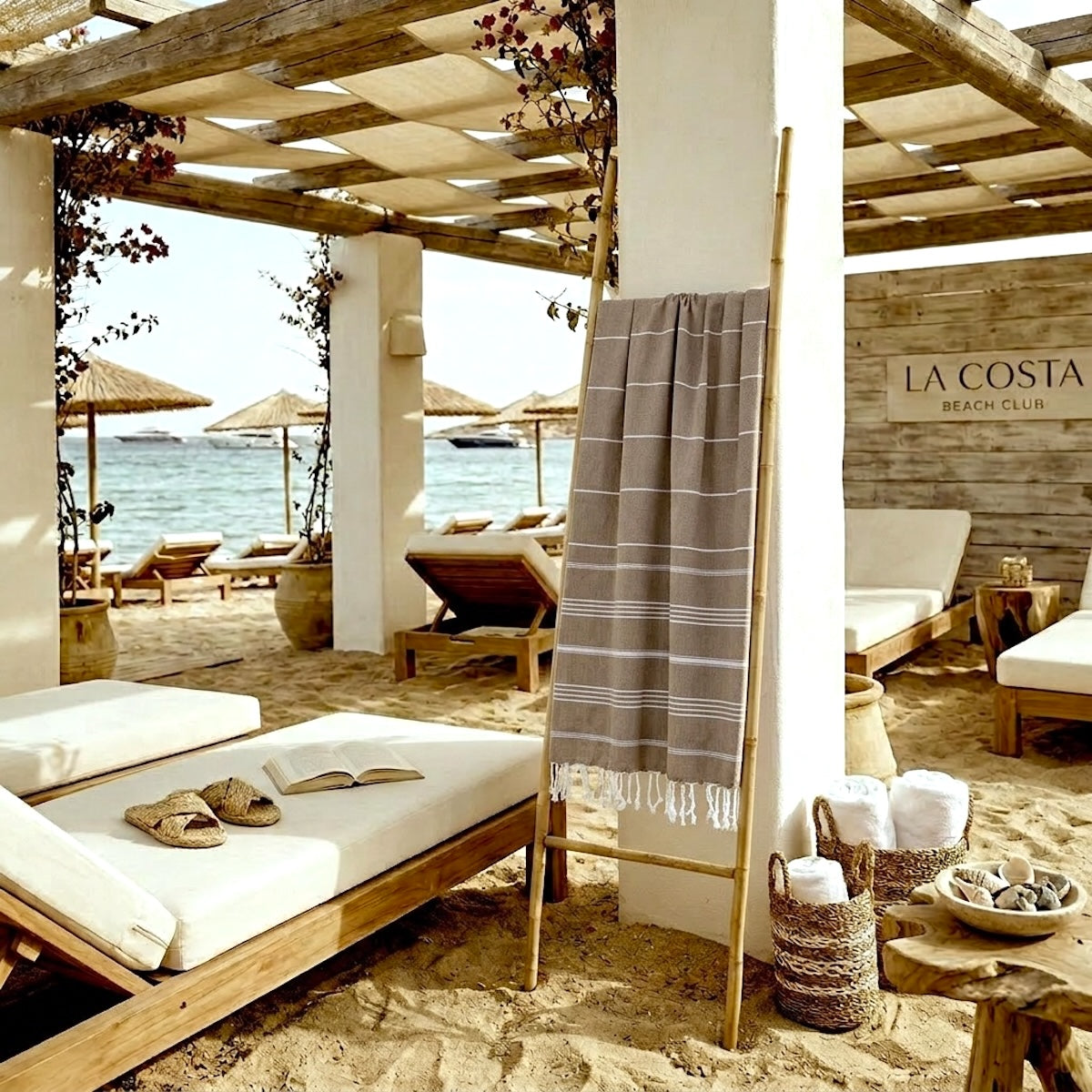 Fouta - Cotton - Taupe - Mykonos